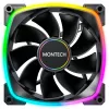 MONTECH RX140 PWM 140mm ARGB Reverse Blade Case Fan - Black
