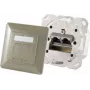 Socket-outlet 2 x RJ-45 ShiverPeaks 74280-GR — Cat6a, 500 MHz, metal housing, grey/silver