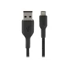 USB Cable Belkin CAB007bt1MBK 1m USB A Micro-USB A Black