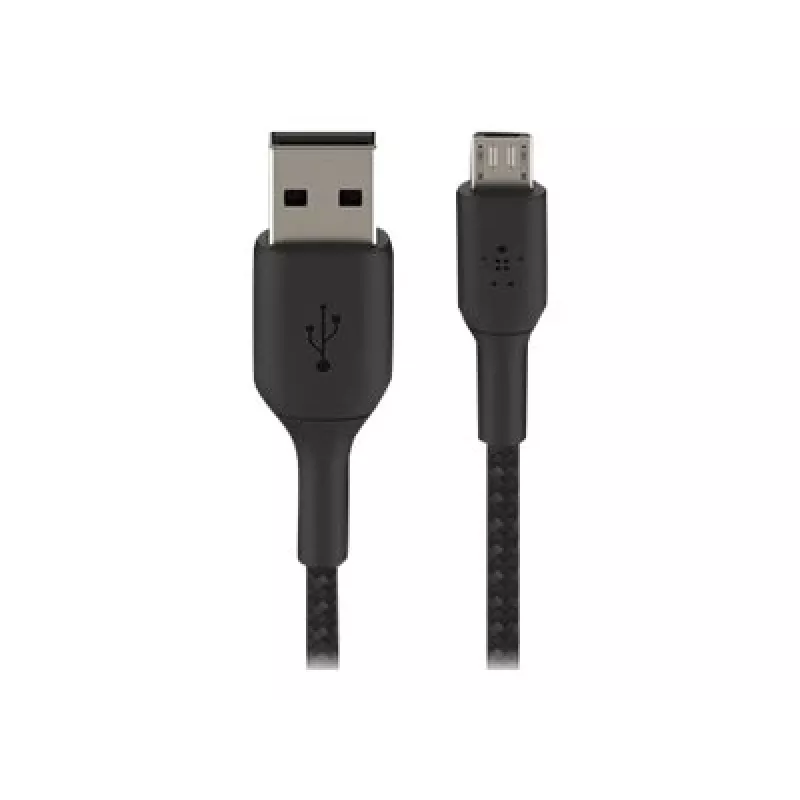 USB Cable Belkin CAB007bt1MBK 1m USB A Micro-USB A Black