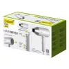 Hair dryer Maestro MR-213 2100W folding handle, 2 speeds, cool shot, double-walled concentrator, silver