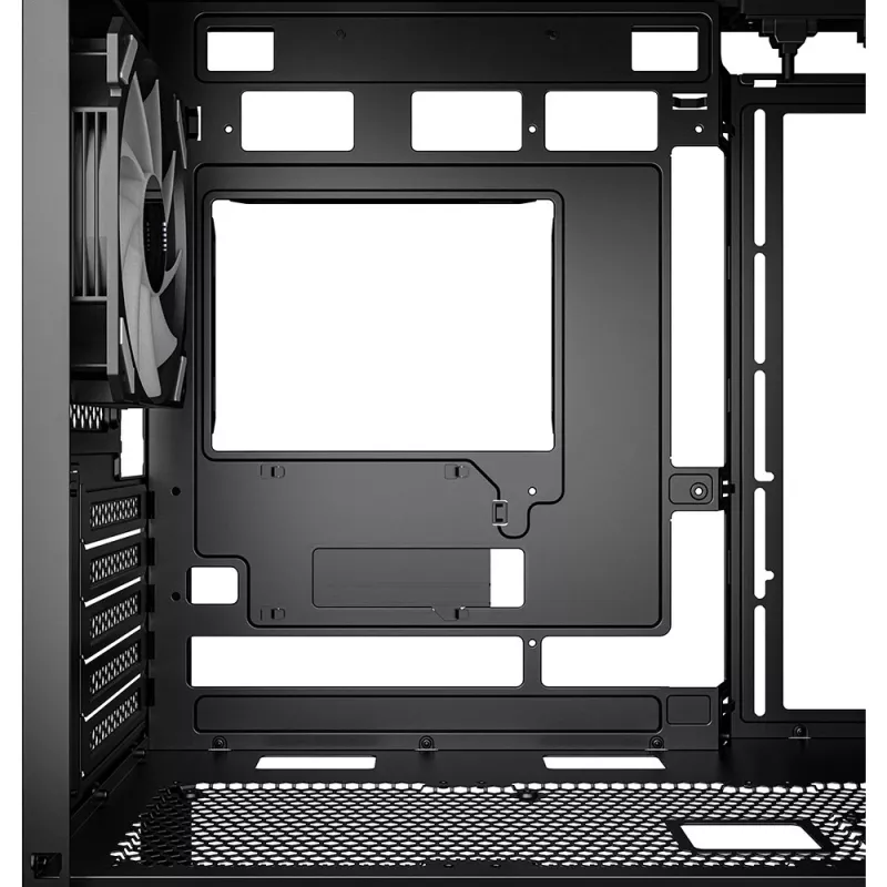 Sharkoon MK4W RGB Strip Micro Tower Black