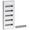 Hager Small Distribution Board VA60CN 5x12PLE, IP30 without door 1 (VA60CN)