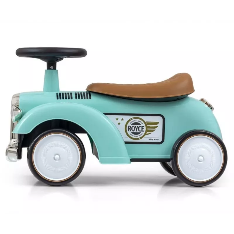 Ride-on toy milly mally Royce in mint color — model 5473