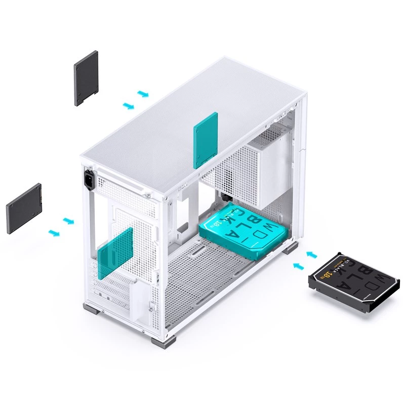 PC Case Jonsbo D31 MESH Midi Tower White
