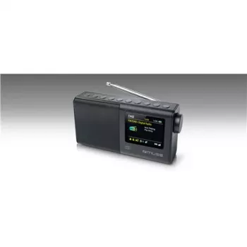 Portable radio muse M-117 DB — DAB/DAB+/FM, 3W RMS, 2.8 inch TFT, external antenna, 3.5mm jack, 0.3 kg, black