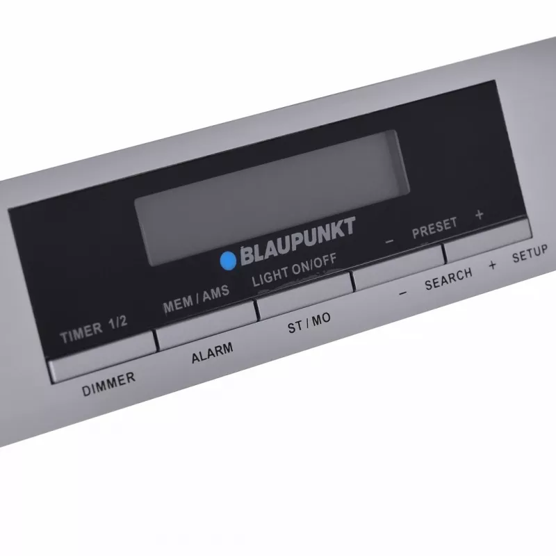 Kitchen radio BLAUPUNKT KR14BT with Bluetooth, FM, LED display, 2x0.8W, mains/battery, grey