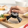 Table garlic press Ototo Design Rockula Plastic Stainless steel Black White