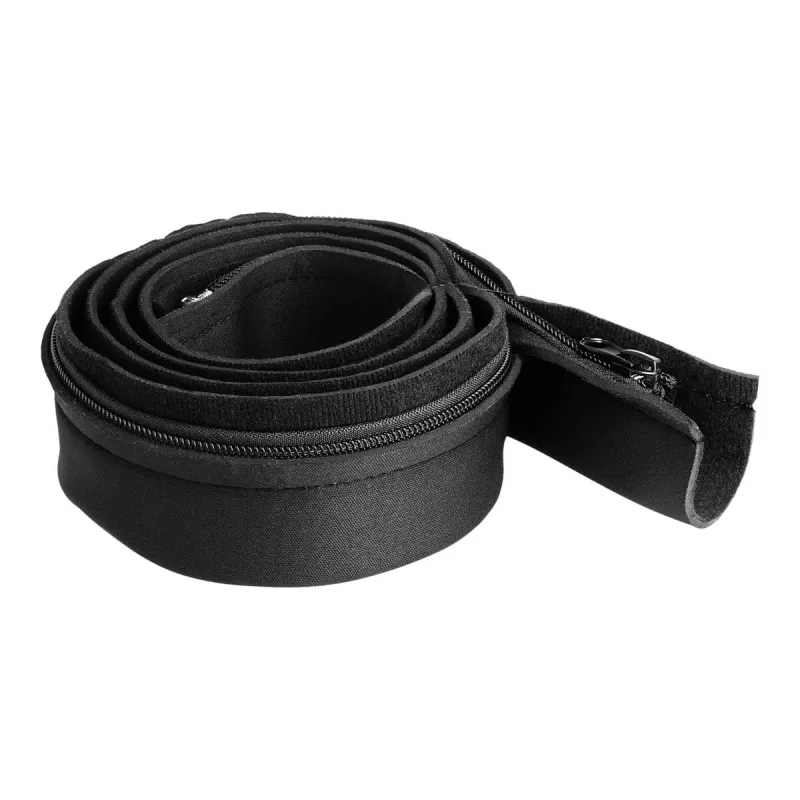 DeLOCK Cable sleeve neoprene flexible with zip 1.5 m x 100 mm black