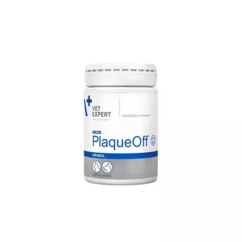 Dental powder VETEXPERT Plaque Off 40 g — oral health support for dogs and cats, powder, preservative‑free