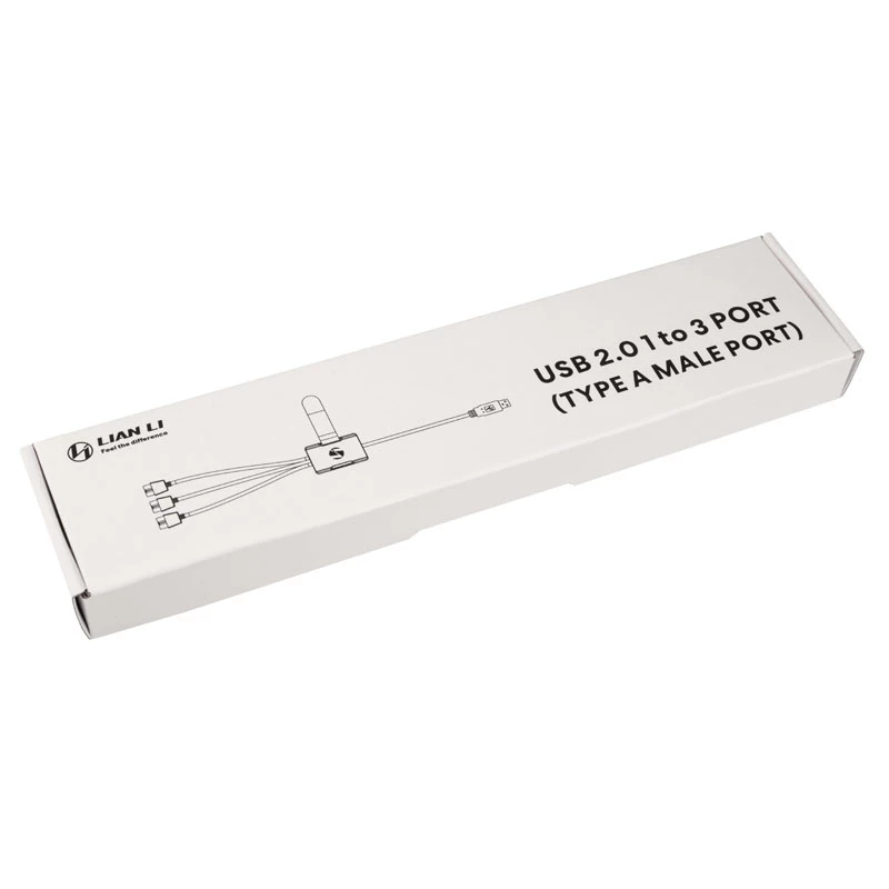 USB Hub Lian Li PW-U2TPAW Type A Male 1-to-3 IDC 9 pin