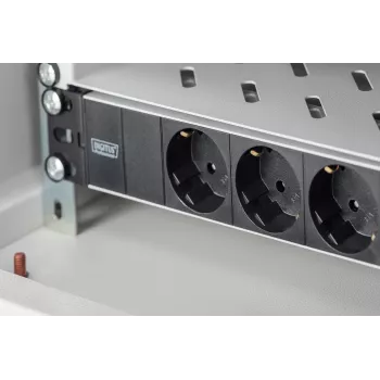 Aluminium Outlet Strip Digitus DN-95411 3 Safety Outlets 2m