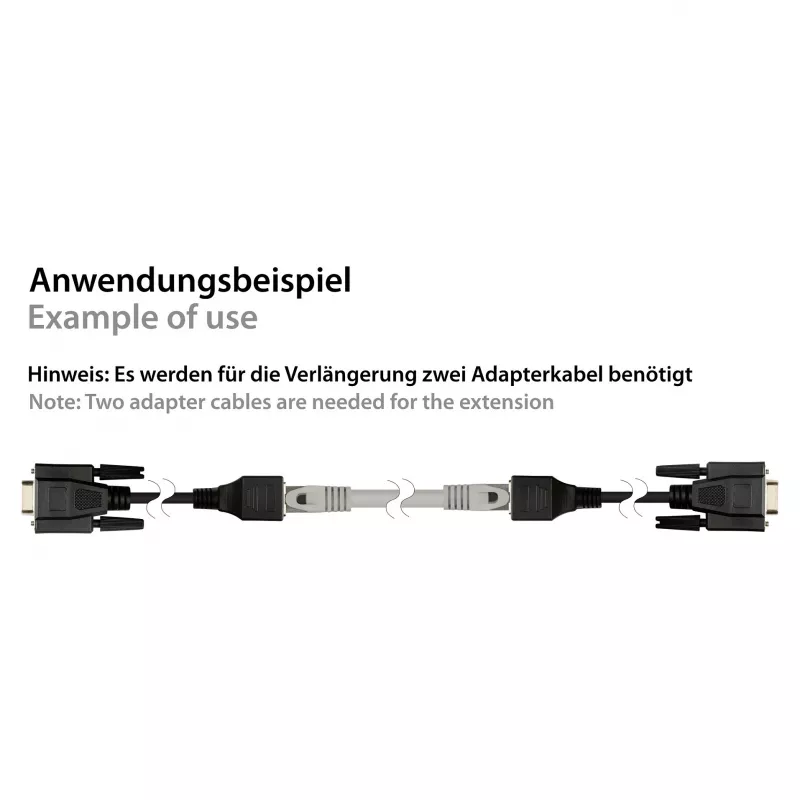 Good Connections Adapter Cable RJ45 an RS232 Serial
