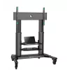 Mobile TV stand ONKRON TS2771-B for 40–80 inch TVs, black, wheeled floor stand