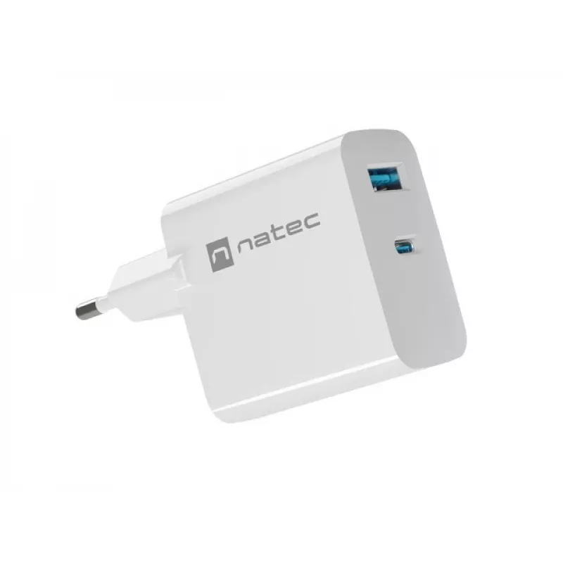 NATEC NUC-2144 Mobile Device Charger Universal White AC Fast Charging Indoor