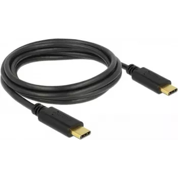 USB cable DeLOCK 83324 USB 2.0 2 m USB C Black