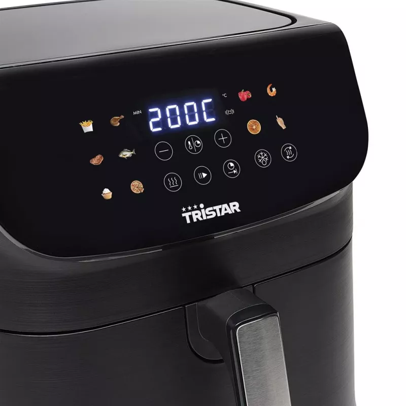 Hot air fryer Tristar FR-9073 — Single 9 L, 1800 W, touch LED, black, min 30 °C