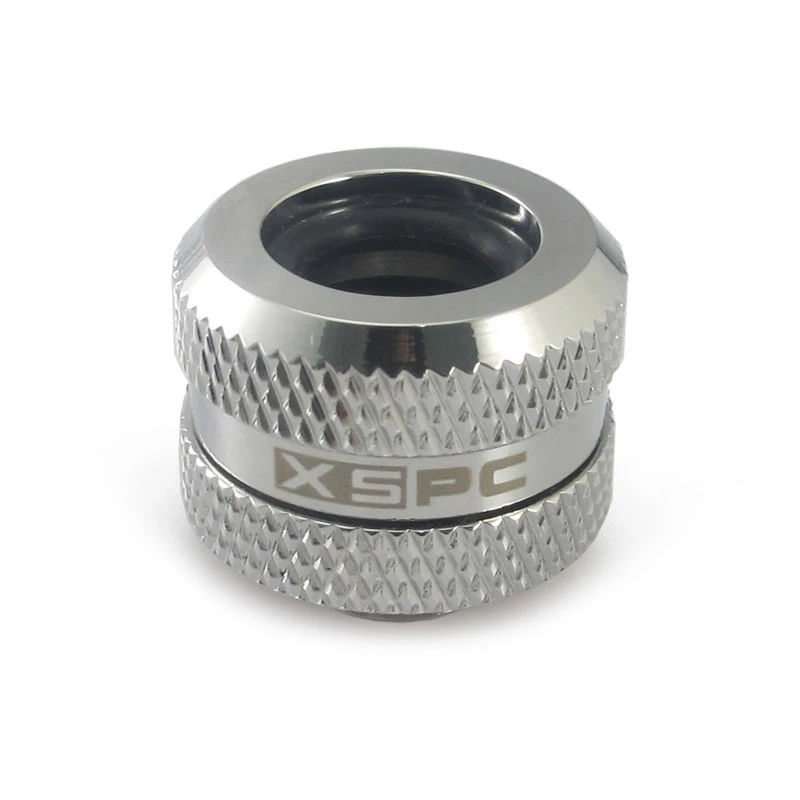 XSPC Connector G1/4 to 14mm Hardtube, chrome - 8 pieces