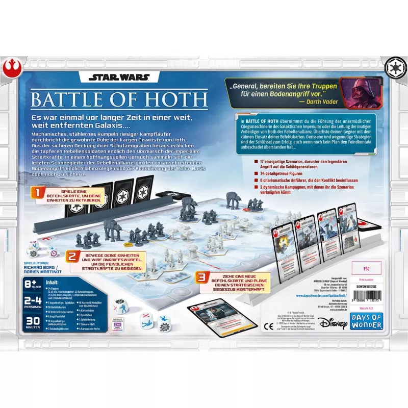 Star Wars: Battle of Hoth, Board Game