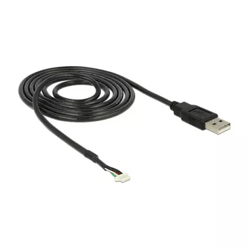 USB Cable DeLOCK 1.5m USB2.0-A/5p Black