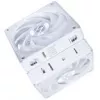 120mm Lian Li UNI FAN 12CL1W3W white wireless case fan — 120mm, PWM hub-compatible, modular