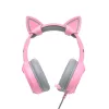Gaming headphones HAVIT Gamenote H2233D RGB — over-ear wired, pink