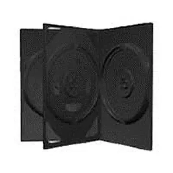 MediaRange 3er-DVD-Box Black- Capacity: 3 CD, 3 DVD - 50 Pack - Black (BOX15)