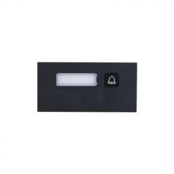 Call button module DAHUA VTO4202FB-MB1 — black, 1000 × 49.9 × 30.5 mm