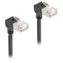 DeLOCK RJ45 Network Cable Cat.6A S/FTP Slim 90° downwards 2 m black