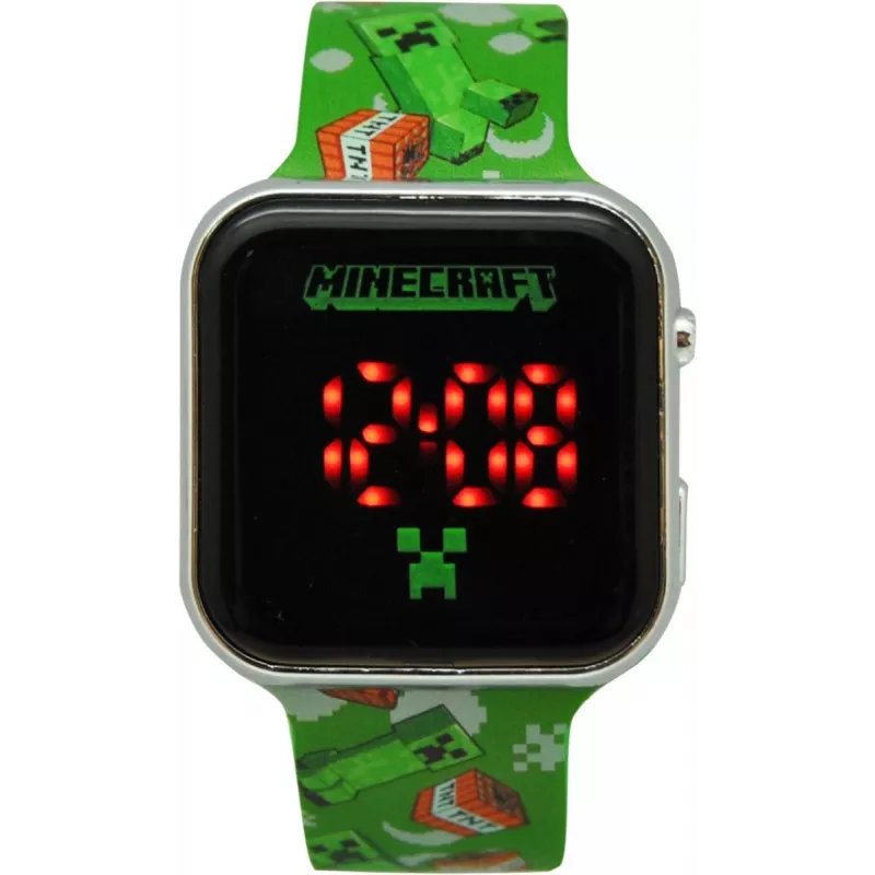 Children's digital wristwatch Euroswan Minecraft LED model 065786