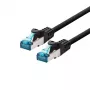 Networking cable LOGON TCR55SS050BL Cat5e SF/UTP (S-FTP) RJ-45 to RJ-45 5 m Black