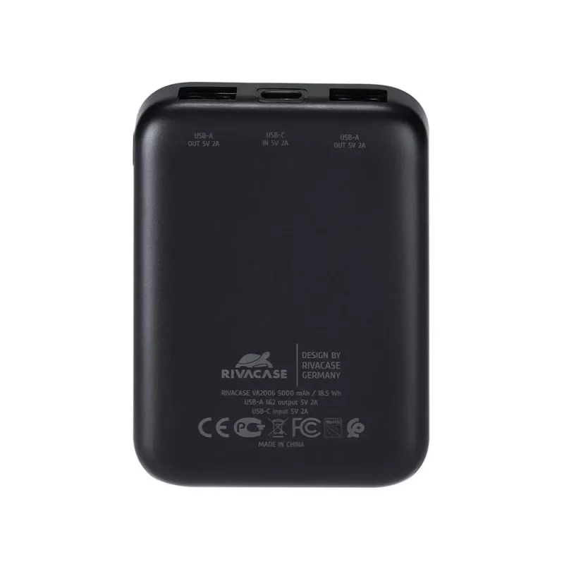 Power Bank USB 5000MAH/VA2006 Black Rivacase
