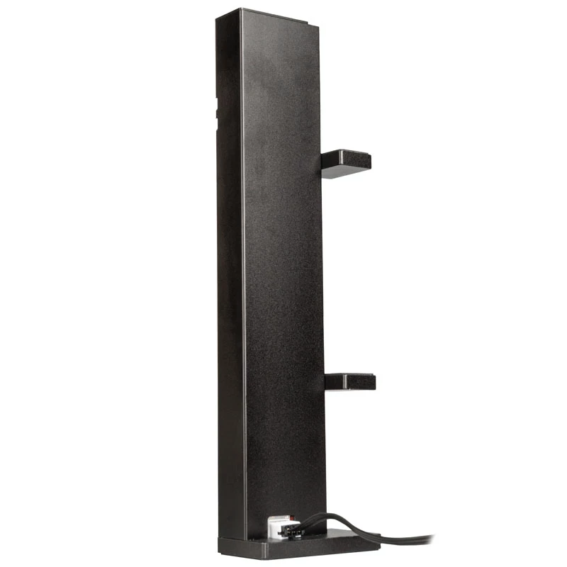GPU support bracket Kolink Core Pro Aluminium with ARGB infinity mirror effect, height-adjustable, supports up to two GPUs, black