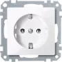 Outlet box Merten MEG2301-0319 Type F, flush-mounted, white