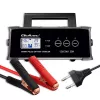 Battery charger QOLTEC 52514 — 12V/24V, 25A, for AGM/GEL/SLA batteries with LCD display