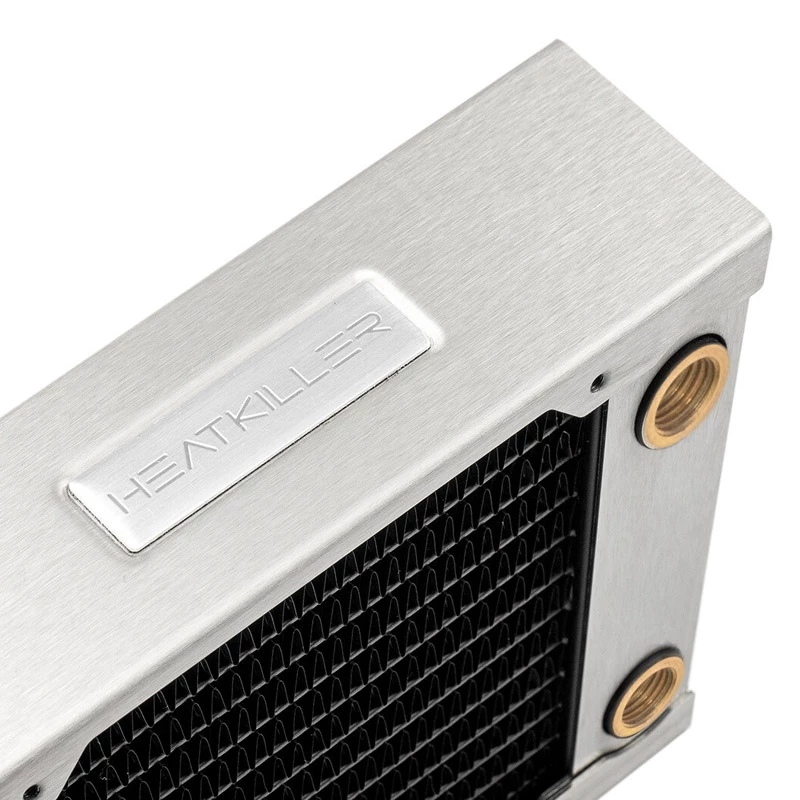 Radiator Watercool 24120 — brass/copper/stainless steel, 158×120×48 mm, 120 mm fan