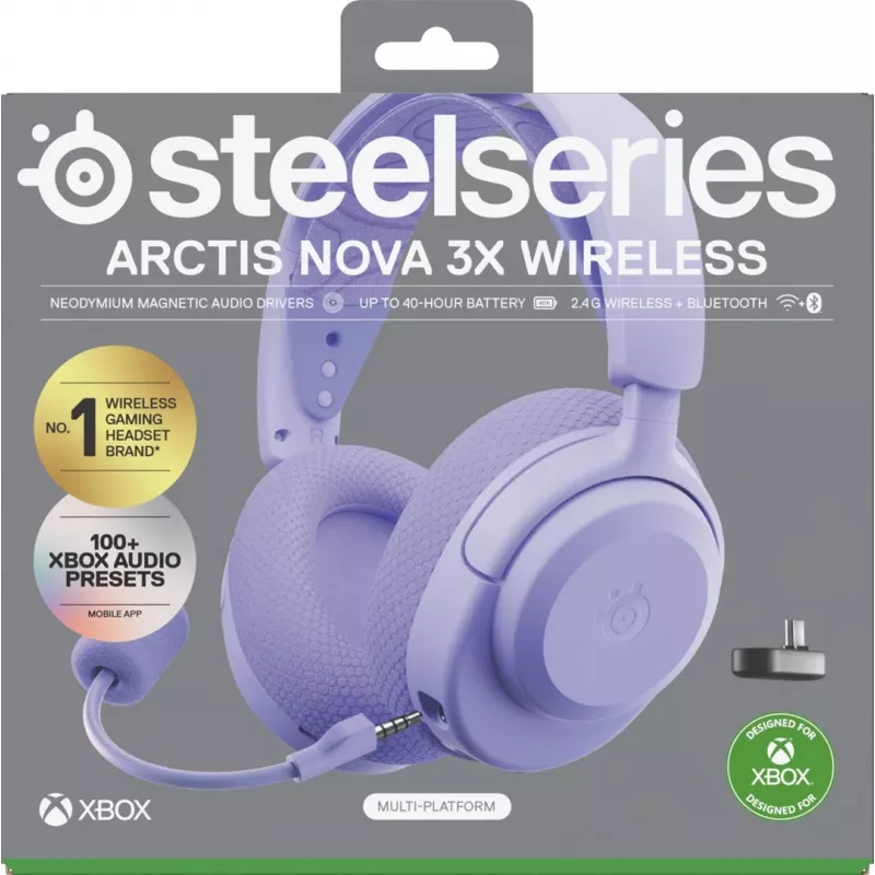 Headset Steelseries Arctis Nova 3X Wireless
