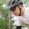 Rockbros 10135 UV400 photochromic cycling glasses, black and red