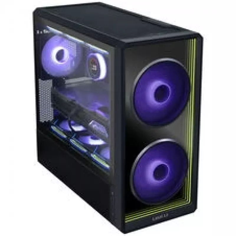 Lian Li LANCOOL 217 INF PC-Enclosure Bundle + 3x UNI FAN SL-INF 120 Reverse Blade Fan - black