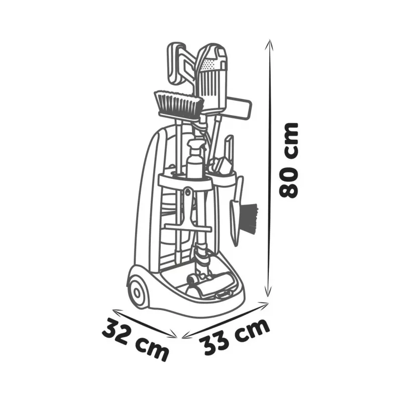 Cleaning Trolley Rowenta + Vacuum Cleaner