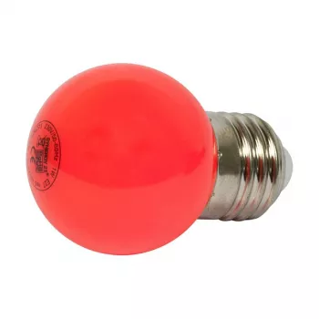 Synergy 21 LED Retrofit E27 Tropfenlampe G45 Red 1 Watt for Lichterkette