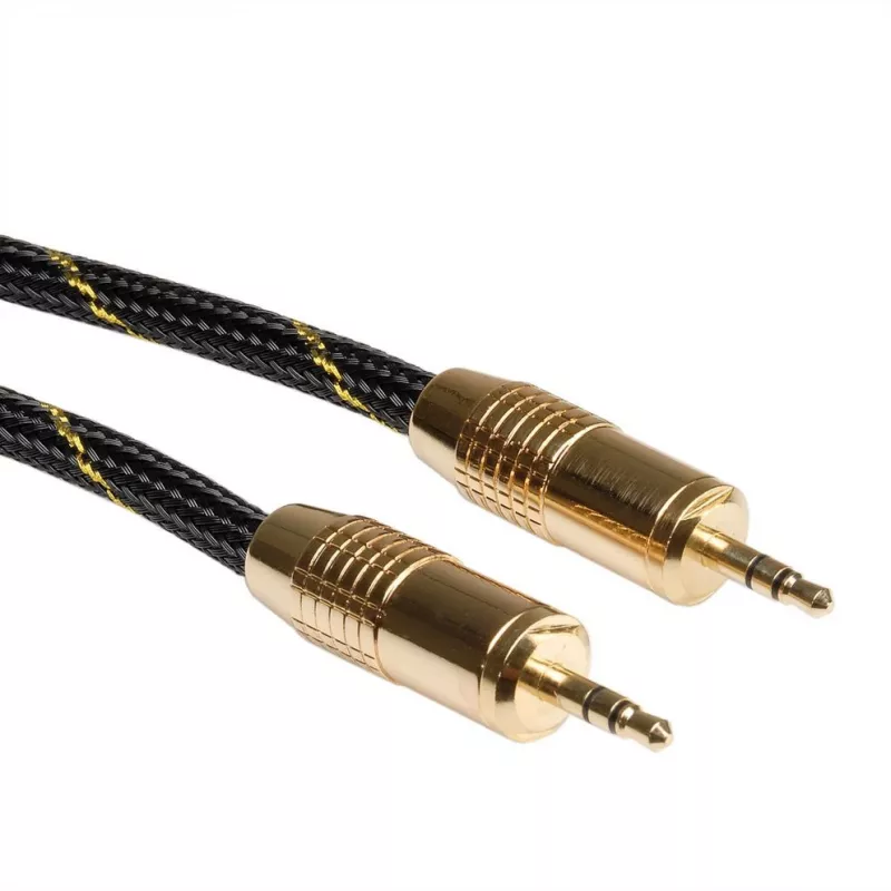 ROLINE GOLD 3,5mm Audio-Connection Cable Plug / Plug 10,0m (11.09.4289)
