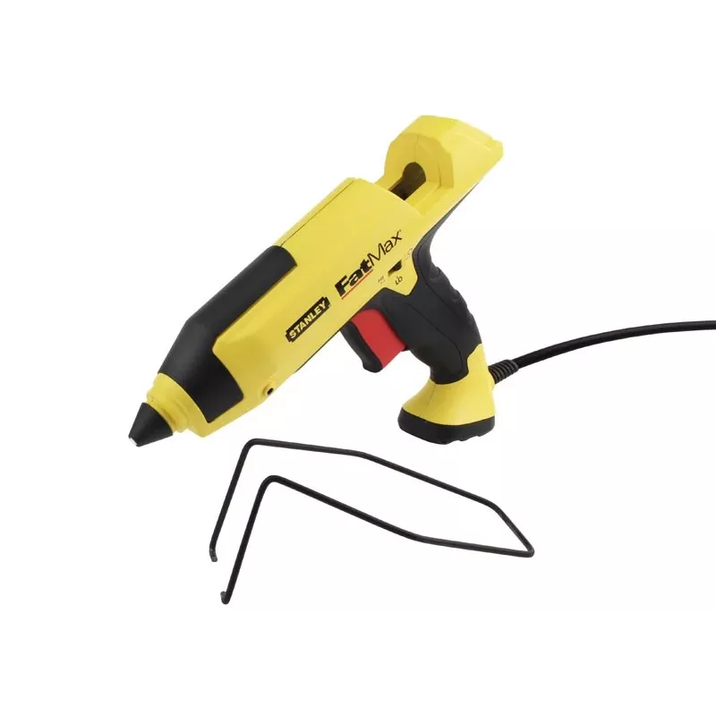 Hot glue gun STANLEY FatMax GR 100 R 200 W, 18.83 g/min output, AC powered, 1 min warm-up, black/yellow