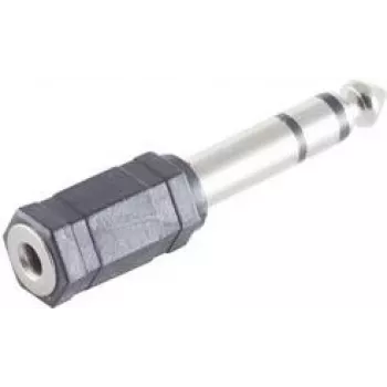 ShiverPeaks BS57061 Wire Connector 6.3mm 3.5mm Black Stainless Steel