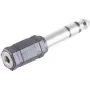ShiverPeaks BS57061 Wire Connector 6.3mm 3.5mm Black Stainless Steel