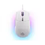 Gaming mouse STEELSERIES Rival 3 Gen 2 — optical, 8500 DPI, wired USB Type-A, right-hand, white, 77 g