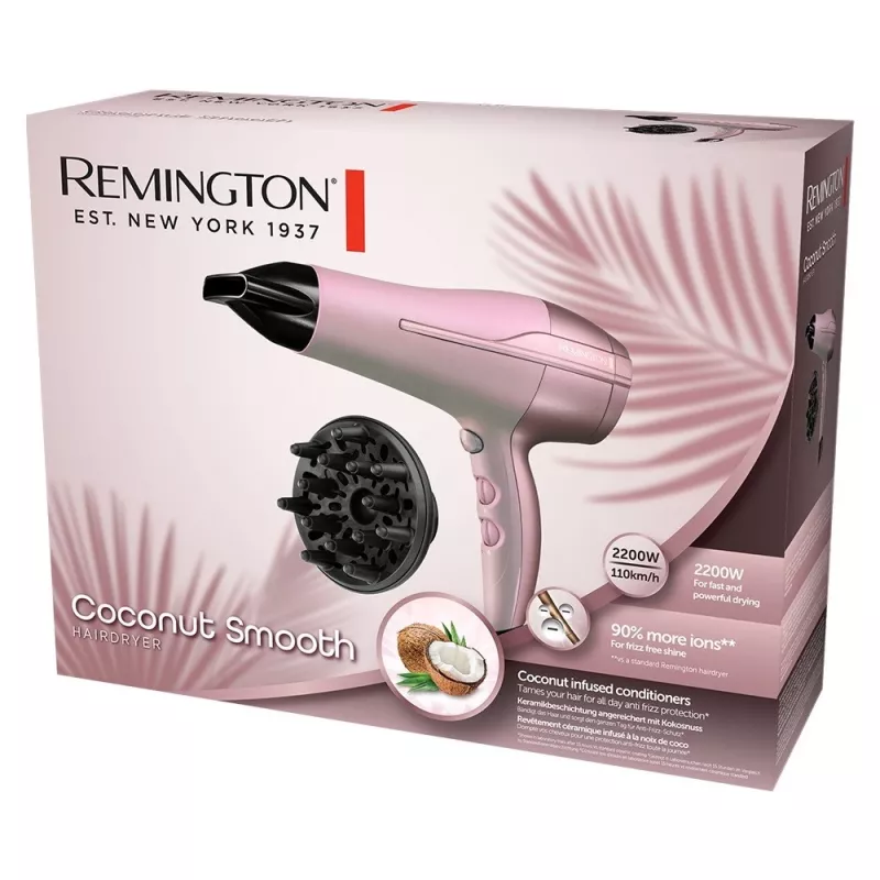 Remington Hair Dryer Remington DRYER REMINGTON COCONUT SMOOTH D5901