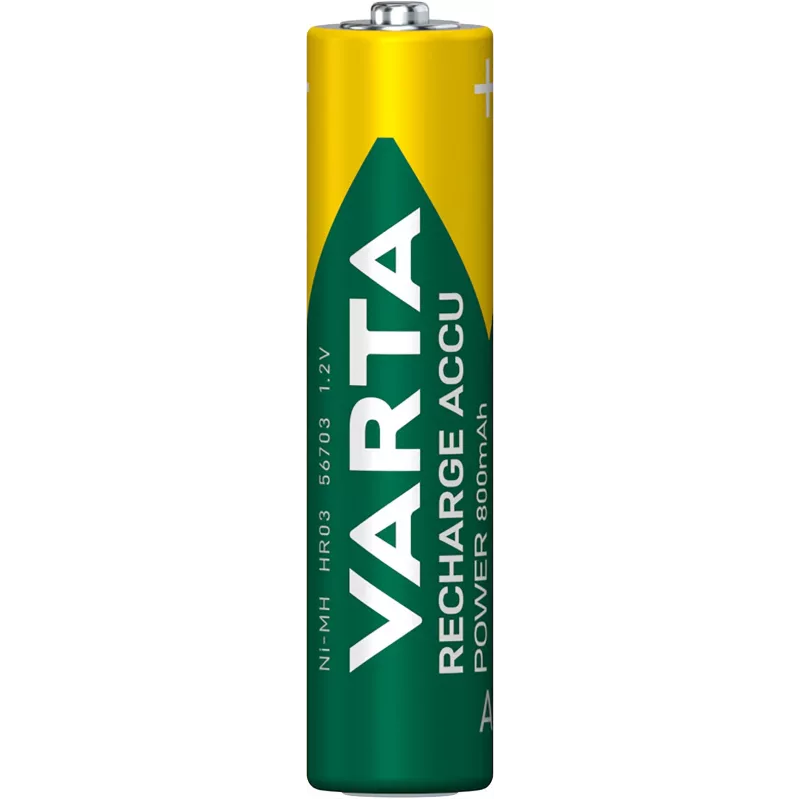 VARTA HR03 AAA Recharge Accu Power 800 mAh 56703 Rechargeable batteries 4 pc(s) Green