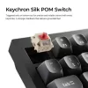 Mechanical keyboard Keychron V3 Ultra 8K — Wired & Bluetooth, QWERTY layout, RGB LED, Black