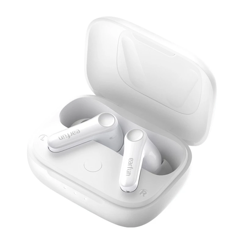 Wireless TWS Earfun Air Pro 4 headphones with ANC, pearl finish